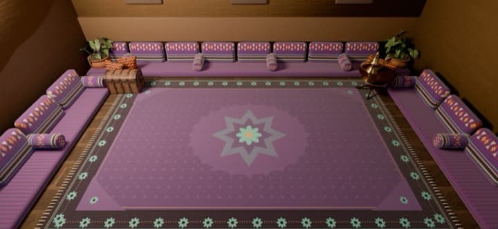طاولةُ جلسة الديوانيّة