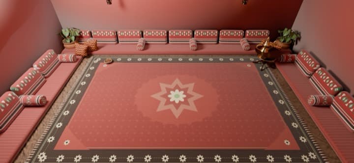 طاولةُ جلسة الربيع